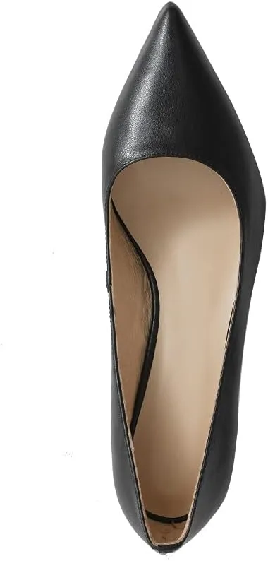 Women's Dress Low Heel Leather Pump