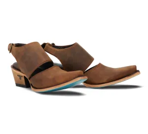 WOMEN'S LANE LB0555A Plain Robin Mule - Burnt Caramel DRESS SHOE