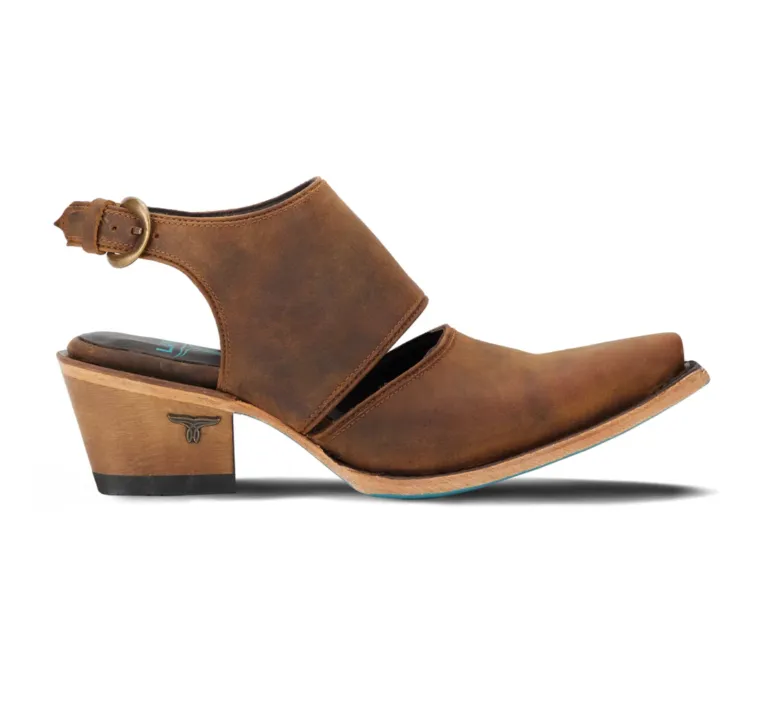 WOMEN'S LANE LB0555A Plain Robin Mule - Burnt Caramel DRESS SHOE