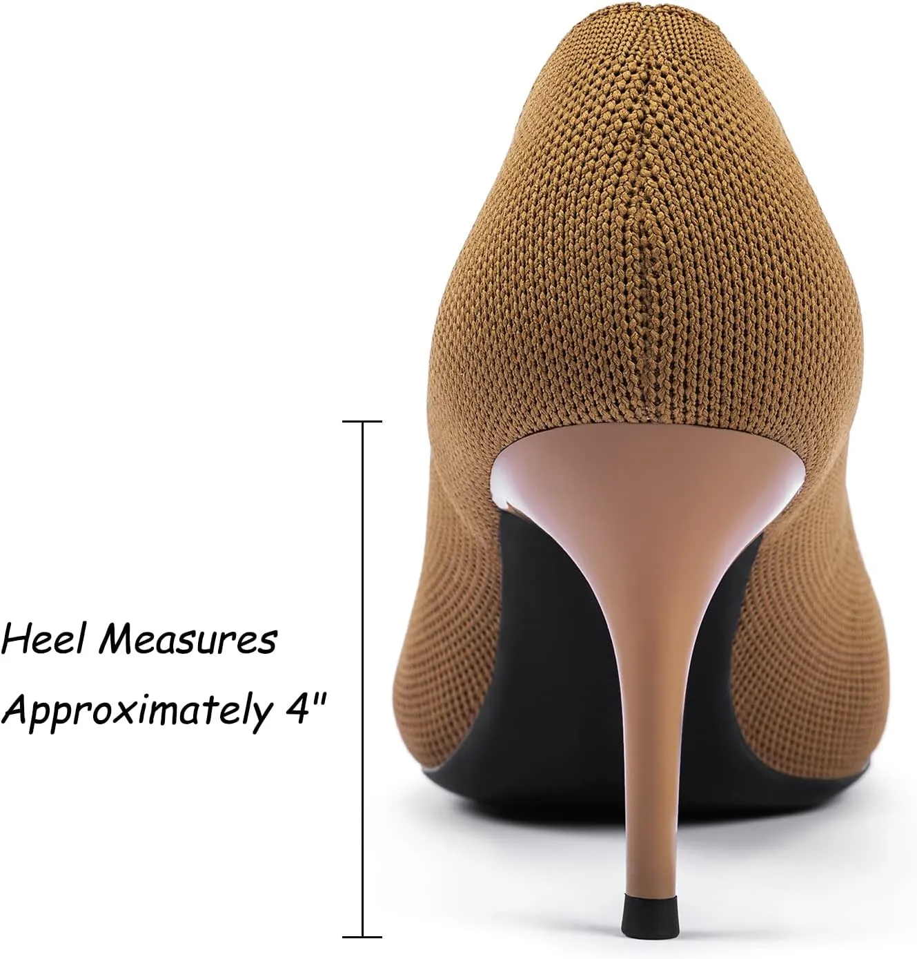 Womens Low Heel Pointed Toe Pump Shoes