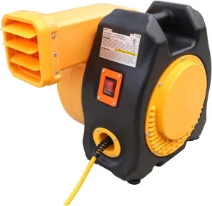 Zoom Blowers XLT Inflatable Bounce House Blower for Bouncy Jump Castle, Water Slides, and Obstacle Course, Electric, Energy Efficient, Low Amp Draw, Commercial-Grade
